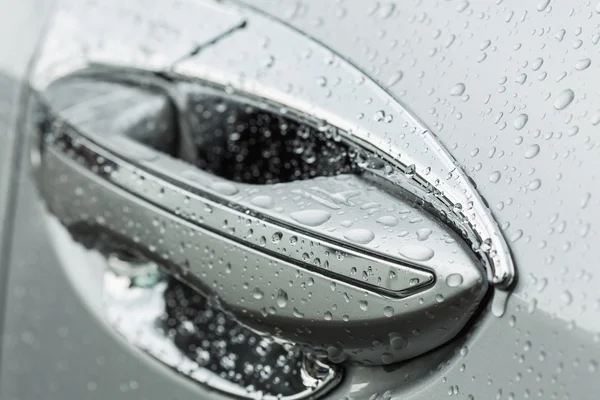 Water drops on car