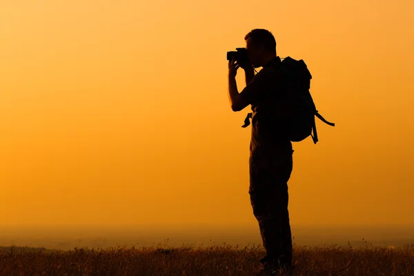 Woman travelling in nature