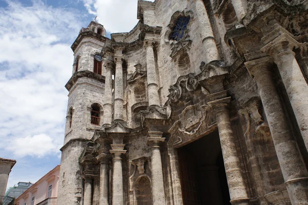 HAVANA, CUBA - JULY  16, 2013: Typical street view in Havana, the capital of Cuba