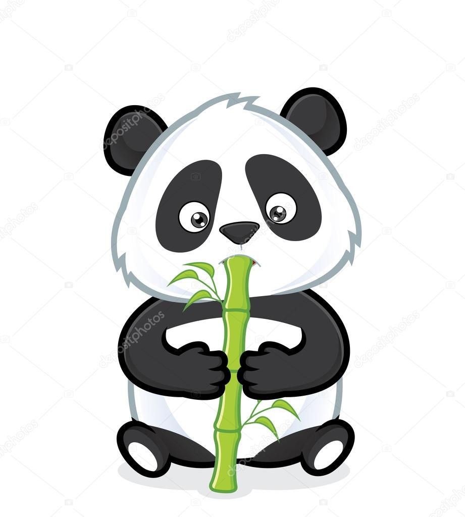 panda eating clipart - photo #6