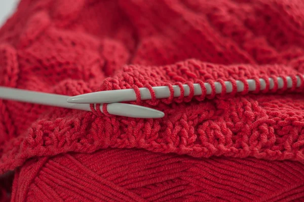 Knitting wool and knitting needles
