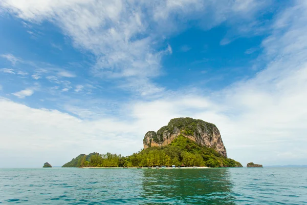 Thai Island with blue sky and sea