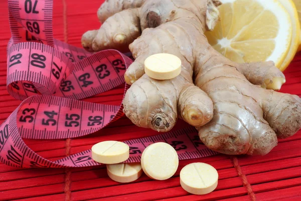 Ginger with lemon for weight loss.  Fat loss supplements.