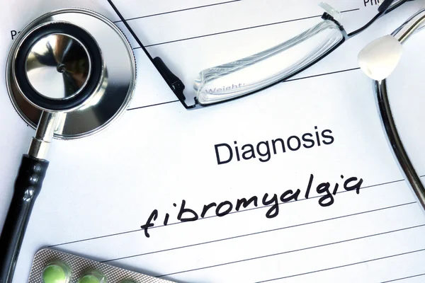 Diagnosis Fibromyalgia and tablets.