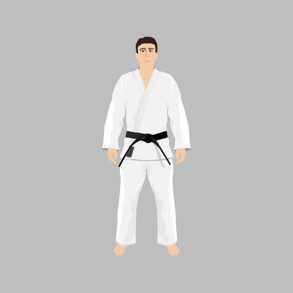 Men in sport wear judo and jiu-jitsu