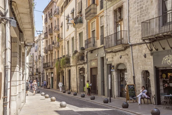 Ancient street in Girona