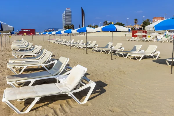 Barceloneta Beach in Barcelona, Spain