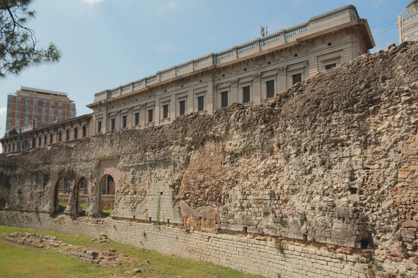 Ruins of ancient Roman arena. Padua, Veneto, Italy