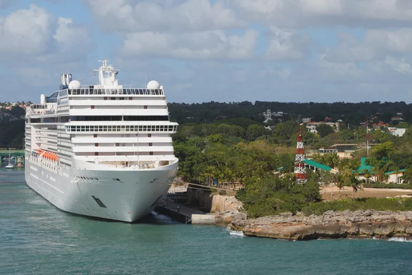 Cruise liner in La Romana. Dominican Republic