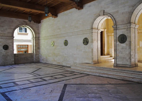 On first floor of Venetian loggia. Iraklion, Greece