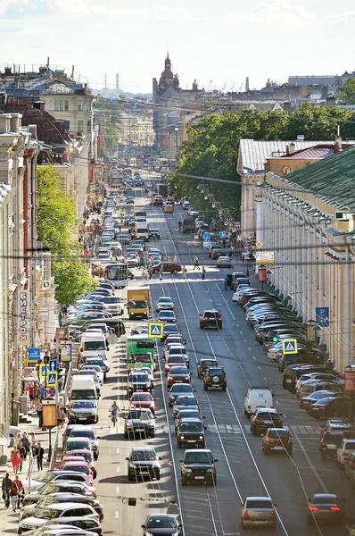 Sadovaya Street - one of the main streets of St. Petersburg, Russia