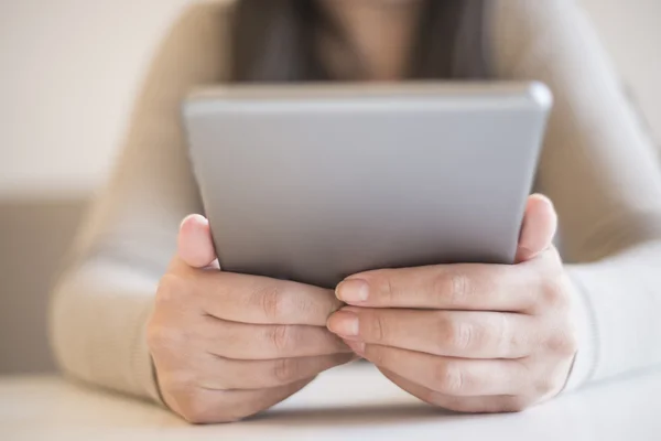 Woman using Digital Tablet