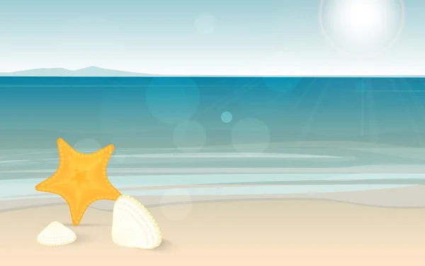 Travel and holiday landscape long banner with ocean