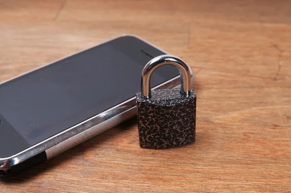 Smartphone and lock, protection of personal information