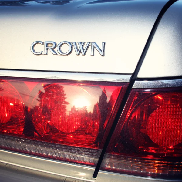 Red back Headlight of Crown Car