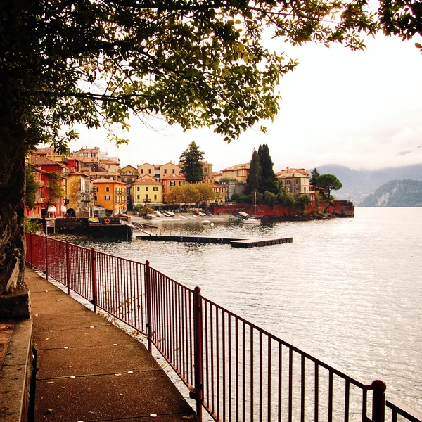 Small town of Varenna. Lake Como, Italy. Autumn.