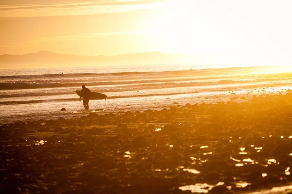 Sunset surfer