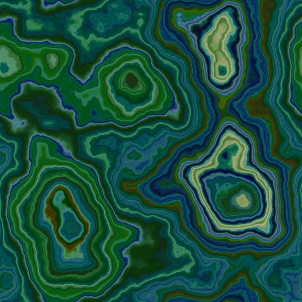 Green blue malachite marble seamless pattern texture background