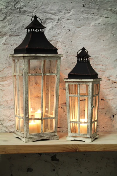 Vintage candle lamp