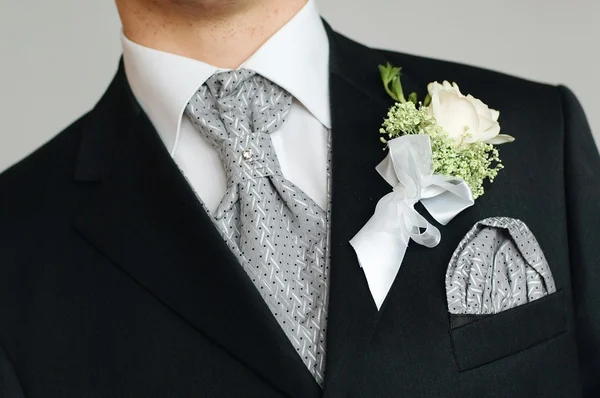 Stylish groom\'s suit