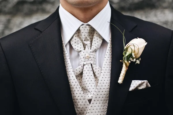 Stylish groom's suit