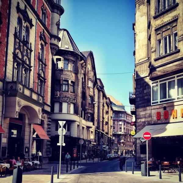 Architecture in street of Budapest