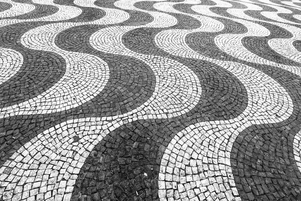 Typical stone floor in Lisbon