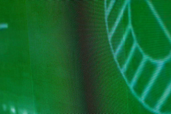 Green Led SMD screen close up