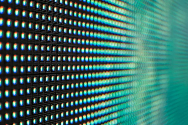 Teal colored LED smd screen