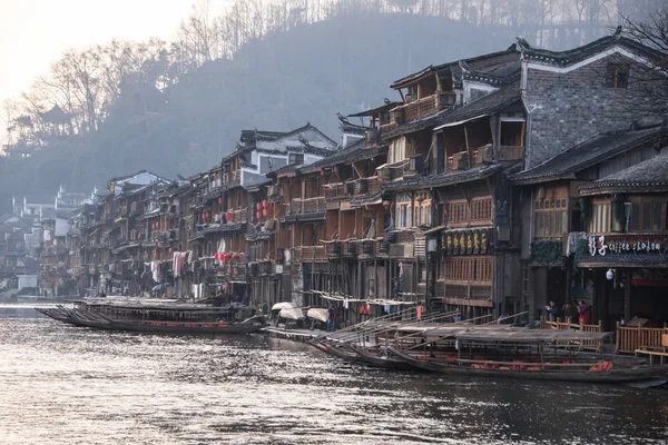 Fenghuang, China - FEB 27, 2016: The Old Town of Phoenix (Fenghu