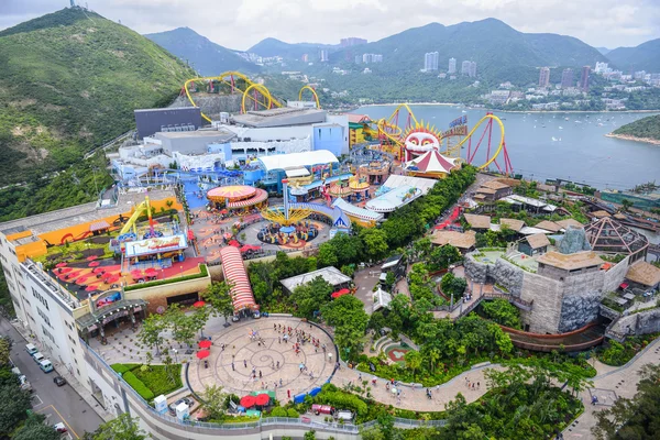 OCEAN PARK, HONGKONG - JUNE 11, The Landscape of All area at Ocean Park, The wondeful Anusement park in Hong Kong on JUNE 11, 2015.