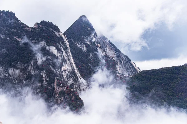 Huashan mountain. The highest of China five sacred mountains, called the \