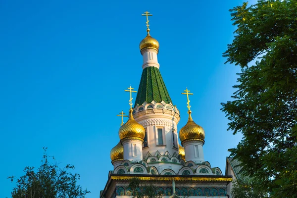 Cupola of Russian church in Sofia city, Bulgaria