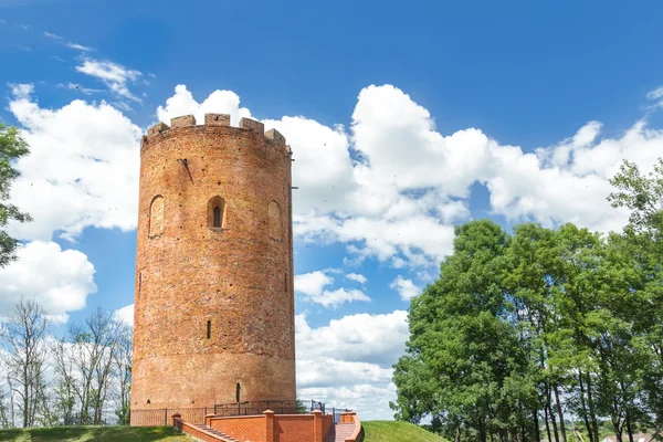 Kamyenyets Tower or White Tower in Belarus survived from Middle Ages