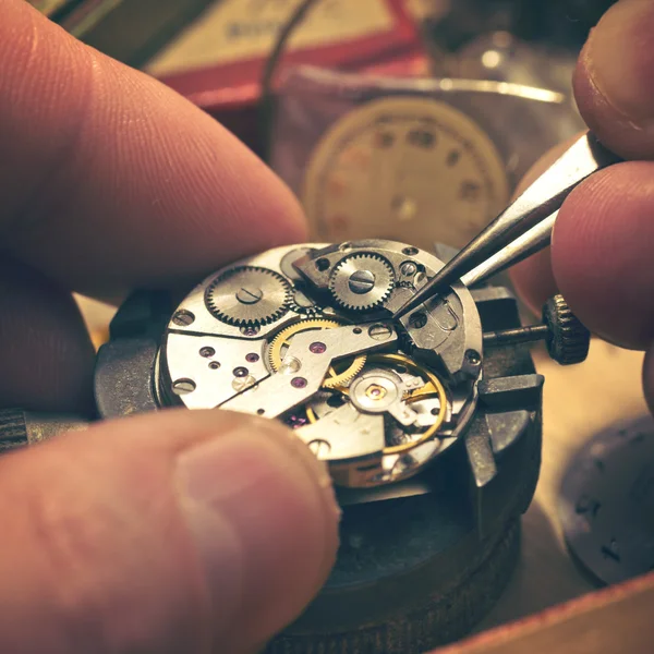 Working On A Mechanical Watch