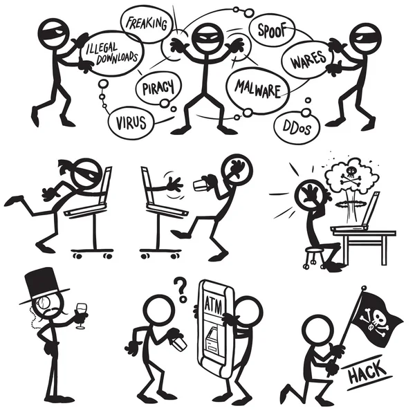 stick figures doing things