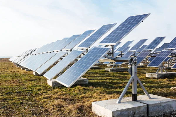 Solar batteries field