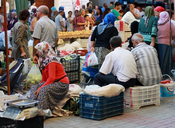 The market in Alanya