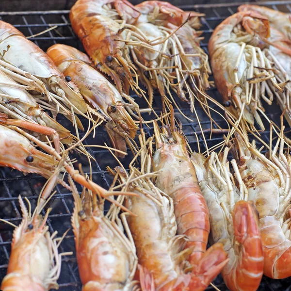Grilled shrimp, grilled big river prawn