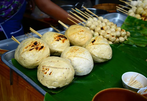 Pig meat ball smoked in Thailand market