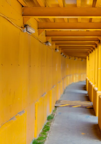 Yellow Side way in construction site