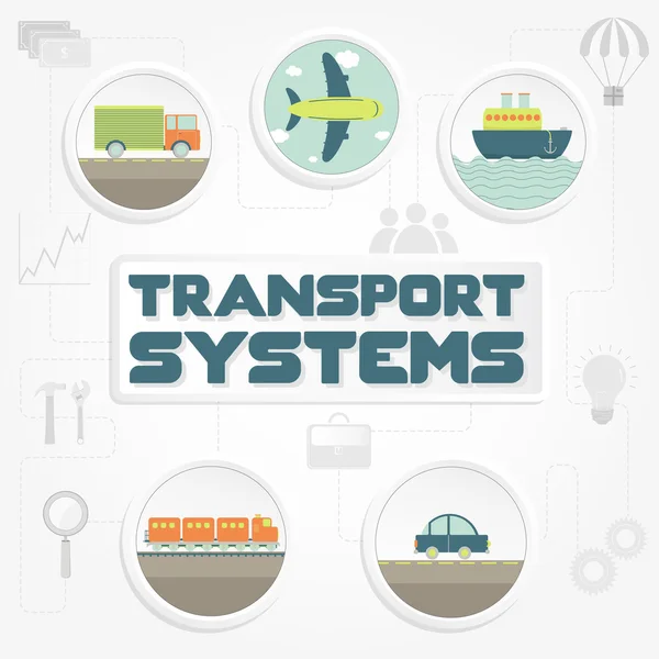 Transport systems phrase transportation and tools