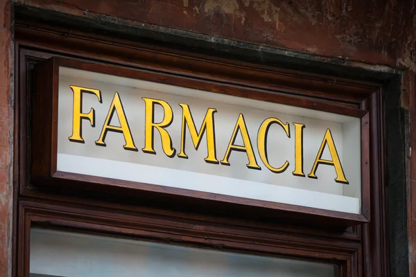 Italian Pharmacy Sign