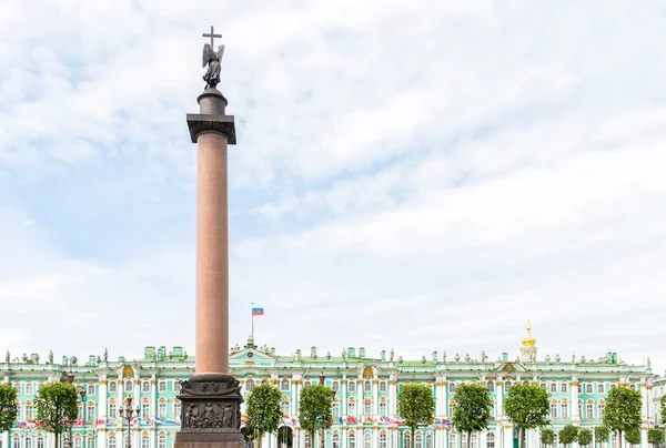 Alexander Column is the focal point of Palace Square, Winter Palace