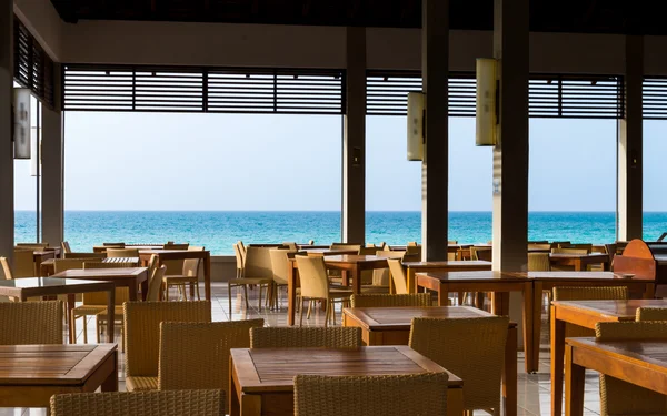 Cuba Restaurant with view of the ocean horizon