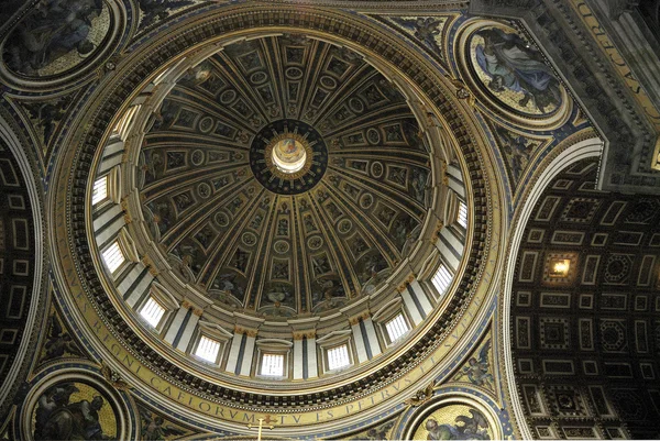 Interior view of the Saint Peters Basilica in Rome