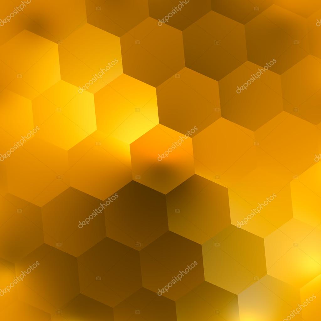 Soft yellow hexagons. Sunny day. Blank page. Cell group. Tile mosaic