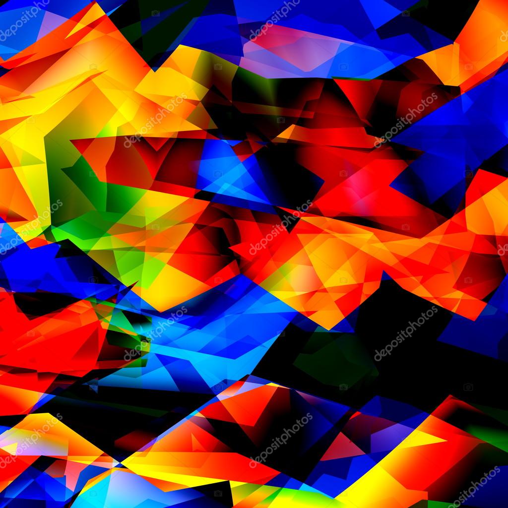 Bunten geometrischen hintergrundtextur oder muster. glas mosaik ... Wirkung der farben