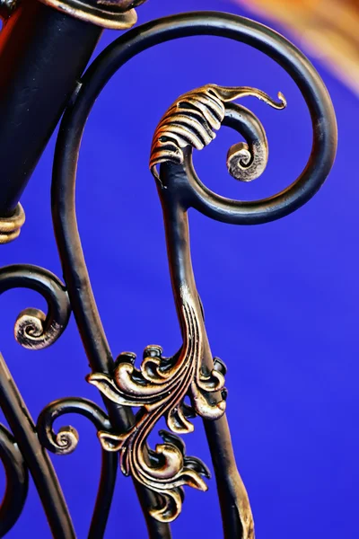 Wrought iron fence