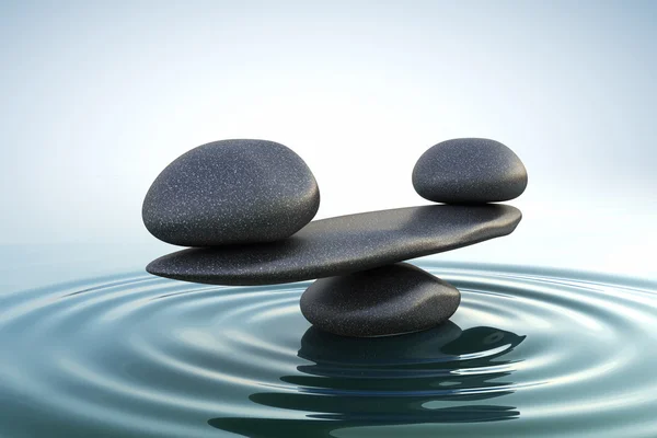 Zen stones balance